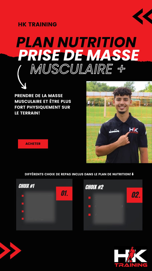 Plan Nutrition I "Prise de Masse"